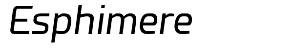 Esphimere font preview